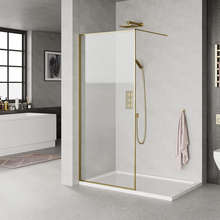 Brusevæg m/messingprofiler 80 x 200 cm - Mikelo